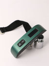 Travel Inspira green portable digital luggage scale for easy luggage weight check before flight