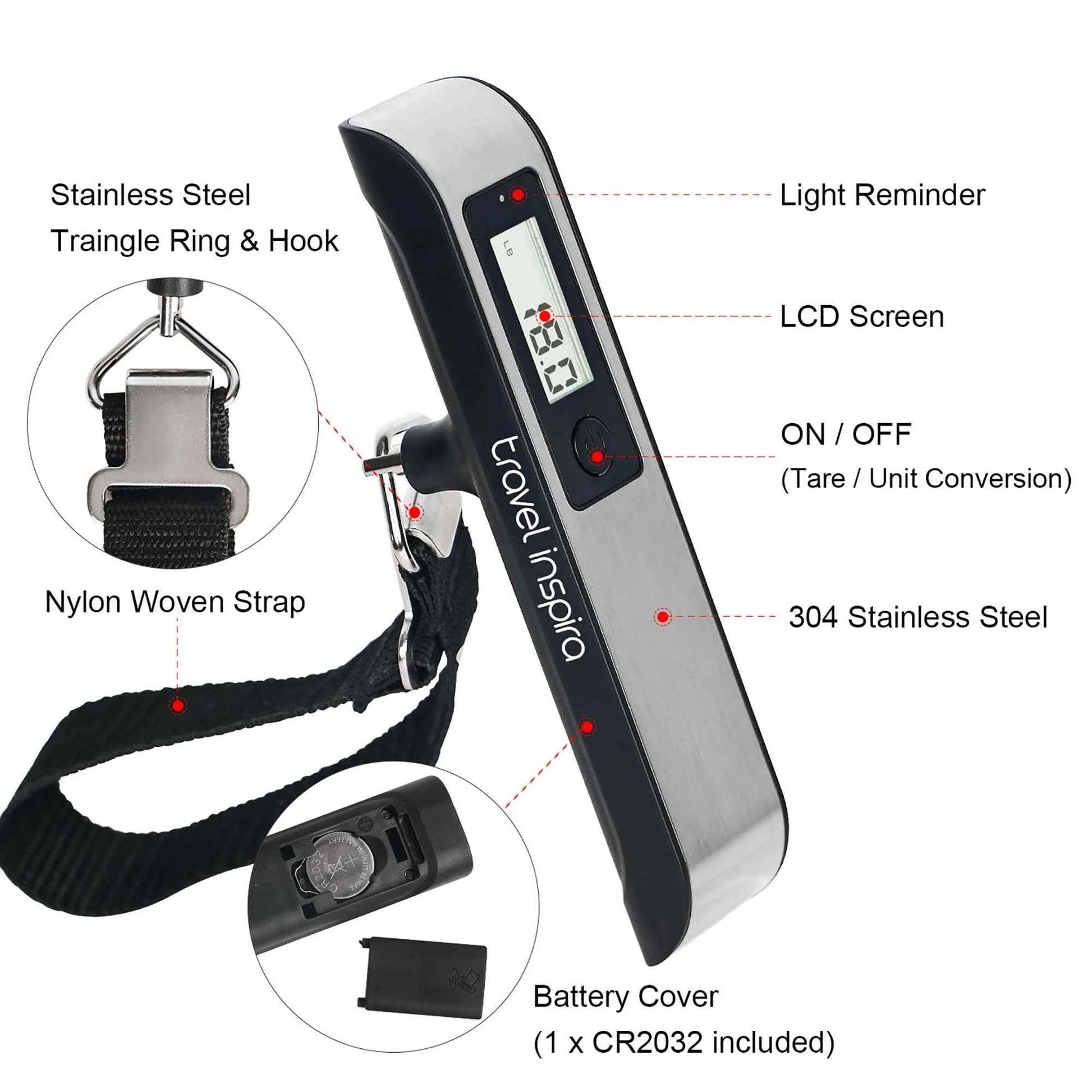 Travel Inspira Digital Luggage Scale