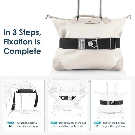 Elastic Travel Strap for Suitcases & Carry-On Bags