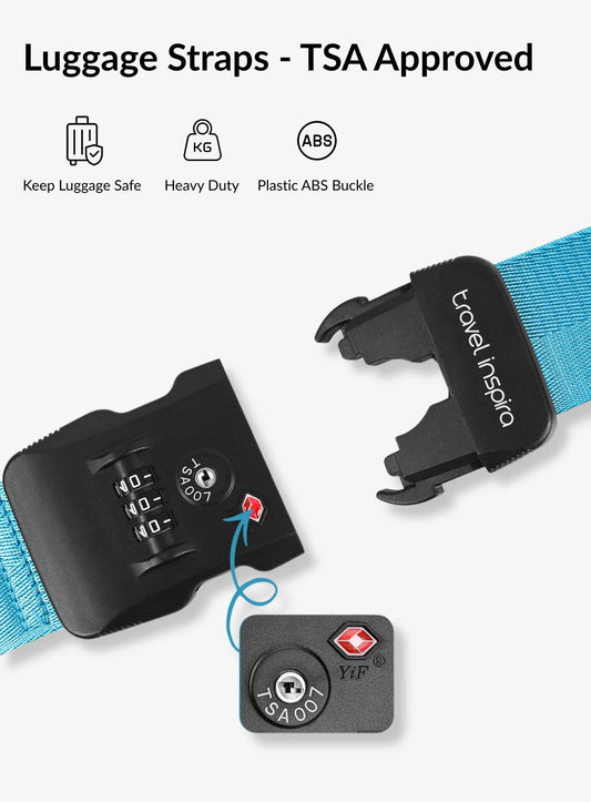 TSA Approved High-visibility Luggage Strap