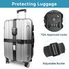 Travel Inspira Anti-Theft Luggage Strap with TSA Lock & Tag