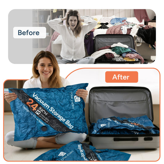 Oxford Fabric Vacuum Compression Bags with Portable Electric Pump