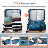 Oxford Fabric Vacuum Compression Bags with Portable Electric Pump