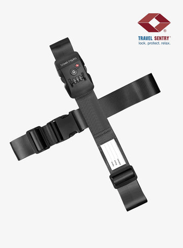 Travel Inspira Anti-Theft Luggage Strap with TSA Lock & Tag
