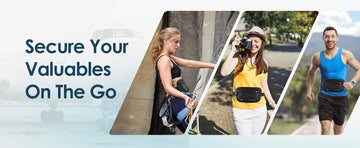 Plus‑size Travel Inspira RFID‑protected travel money belt for climbing, sightseeing, running and daily outdoor activities