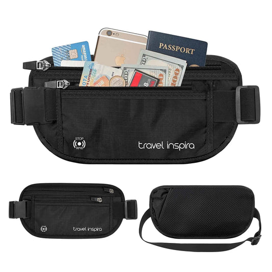 Travel Inspira RFID Blocking Large Size Travel Money Belt